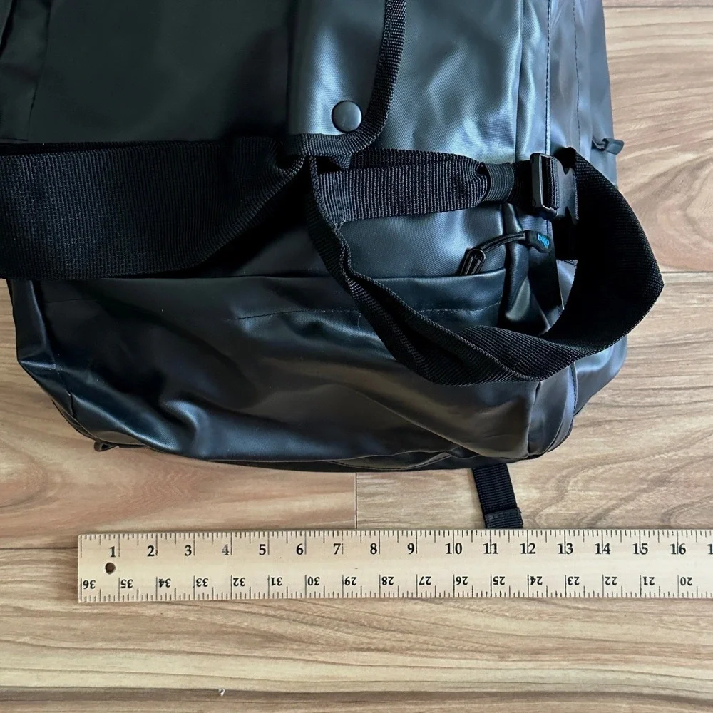 Bago Black Convertible Duffle Backpack Water Resistant Travel Gym Bag 22in